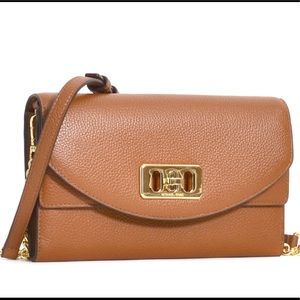 Michael Kors Karson Wallet Clutch Leather Luggage